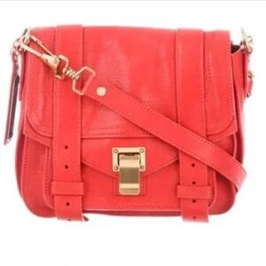 Proenza Schouler PS1 Mini Crossbody Bag Coral Orange Retail: $1170